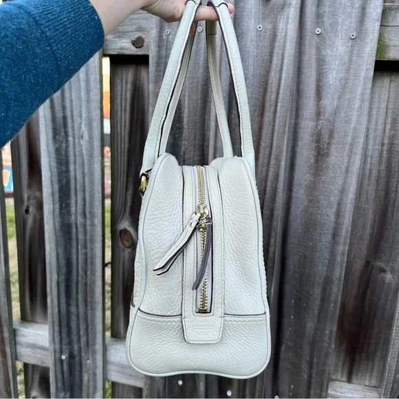 Vintage Coach Large Hamilton Pebbled Leather Satchel - Picture 5 of 15